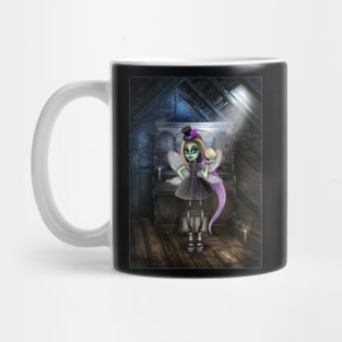 Goth fairy and piano Mug